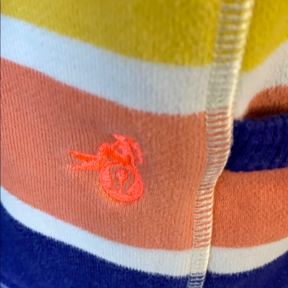 Lululemon Rare 2013 Seawheeze Scuba stripe hoodie - Picture 2 of 8